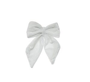 Fiocco Velluto Bianco 13x15cm