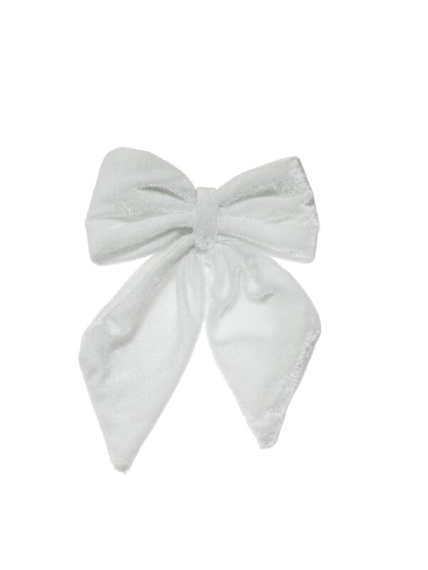 Fiocco Velluto Bianco 13x15cm