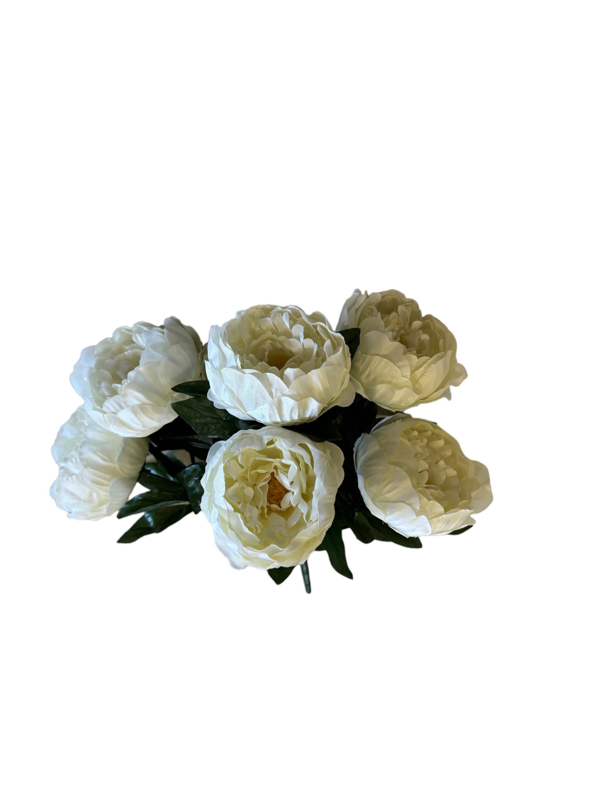 Peonia Artificiale 7 pezzi Avorio - Image 4