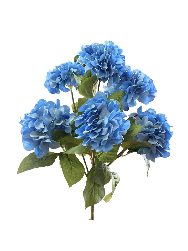 Ortensia Bouquet Blu 7 Fiori