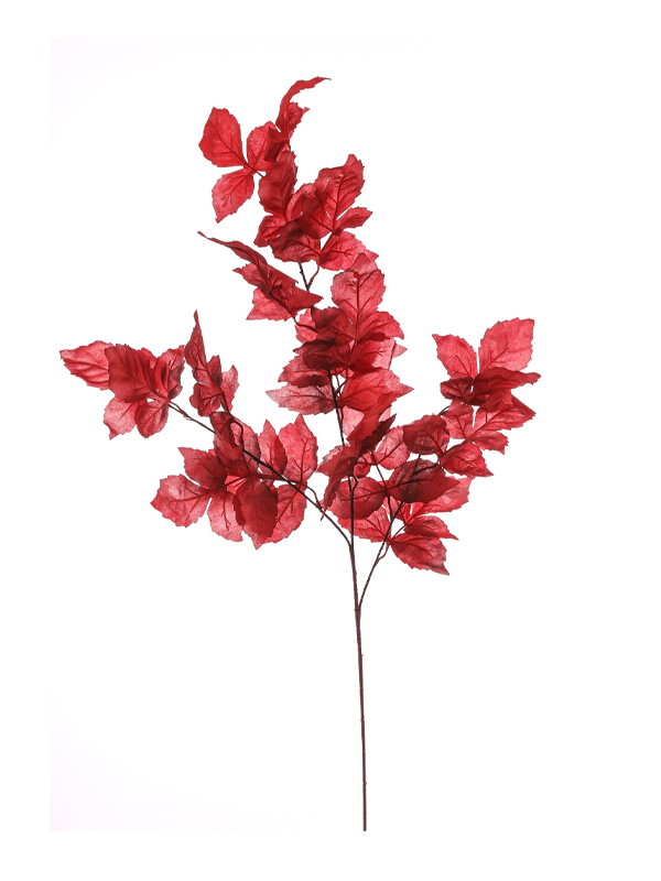 Tralcio Foglie Rosse Nocciola