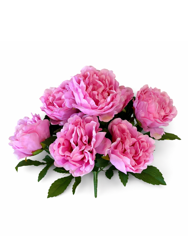 Peonie artificiali mazzo