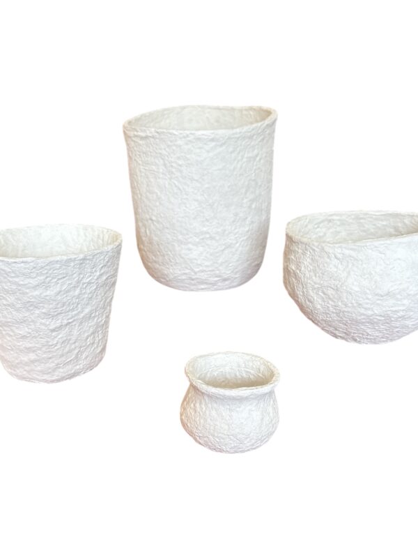 VASO IN FIBRA NATURALE CARTA PESTA