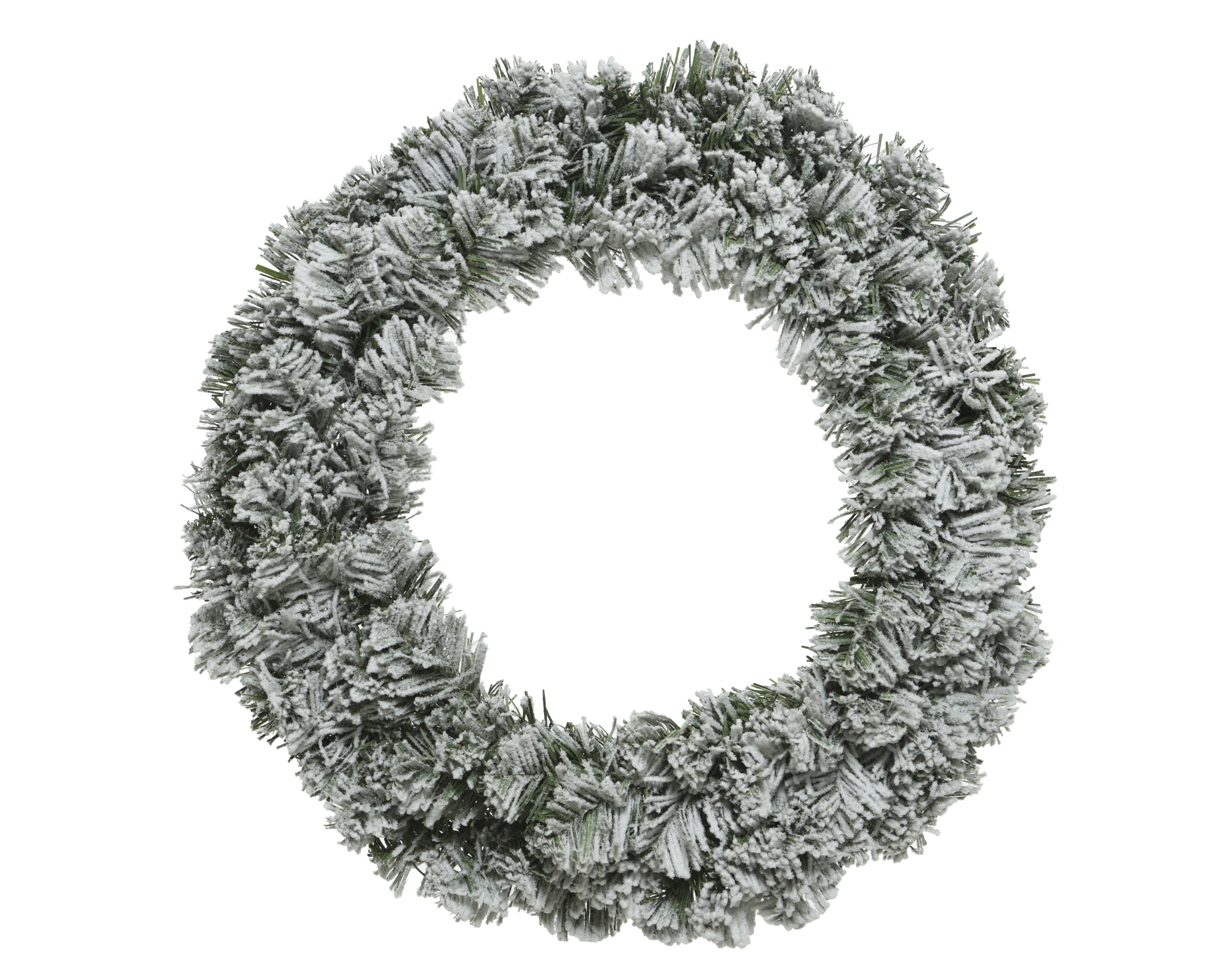 680465 Corona di pino innevata