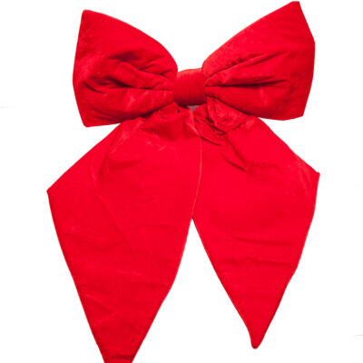 fiocco velluto rosso