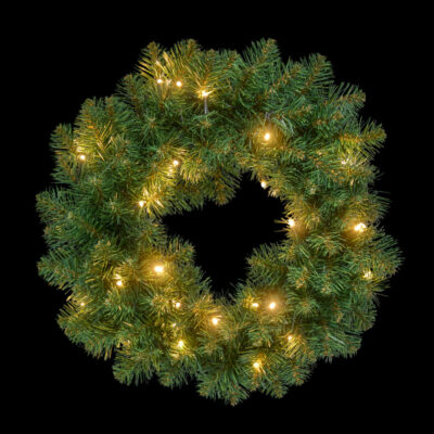 Corona Di Pino Con Led