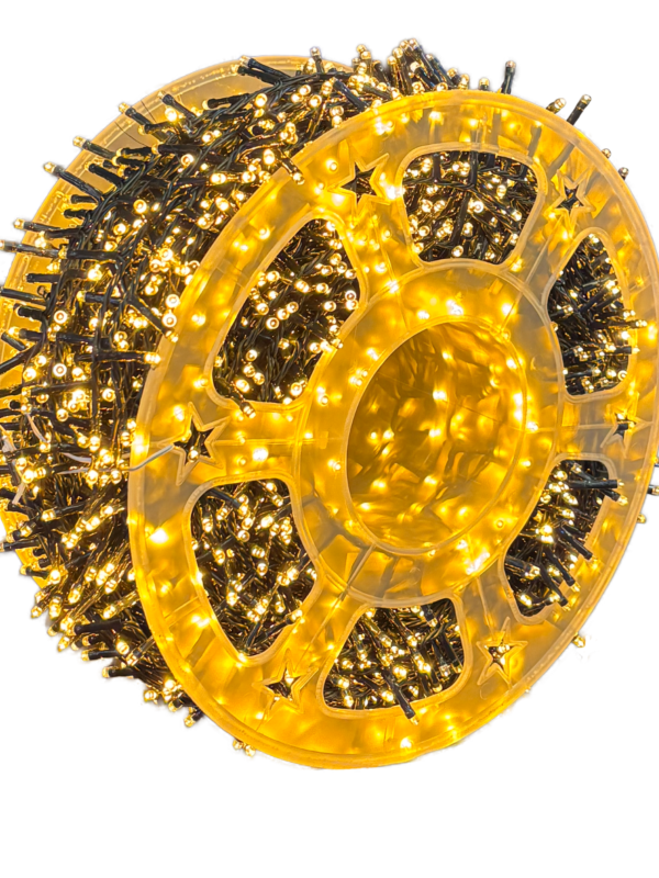 Luci Di Natale 4000 led Cavo Scuro 80 mt Est-Int