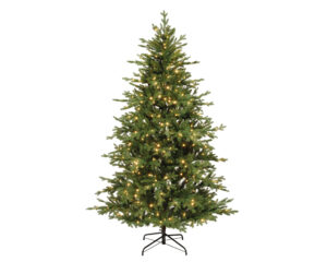 Albero Di Natale Greenhill Con Luci 210cm Misto