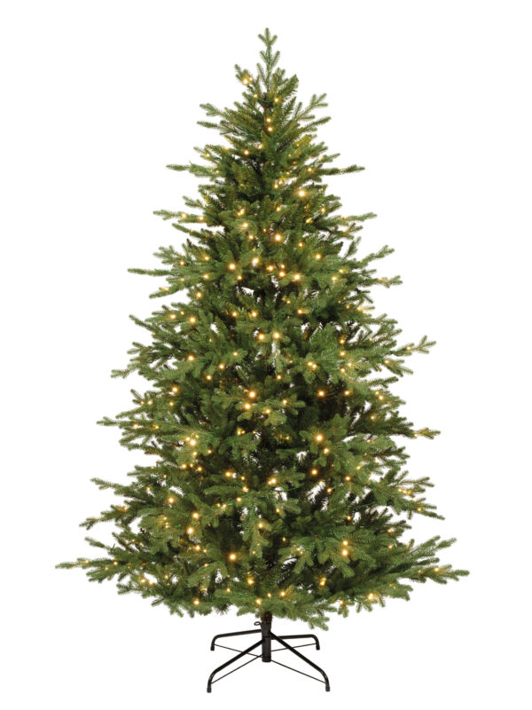 Albero Di Natale Greenhill Con Luci 180 cm Misto