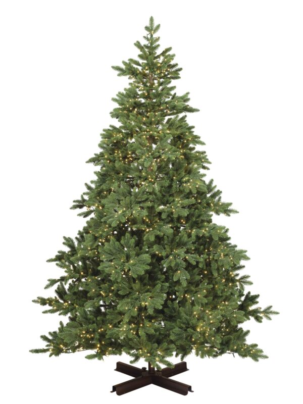Albero Di Natale Artificiale Tutto Gommato Pe 210cm