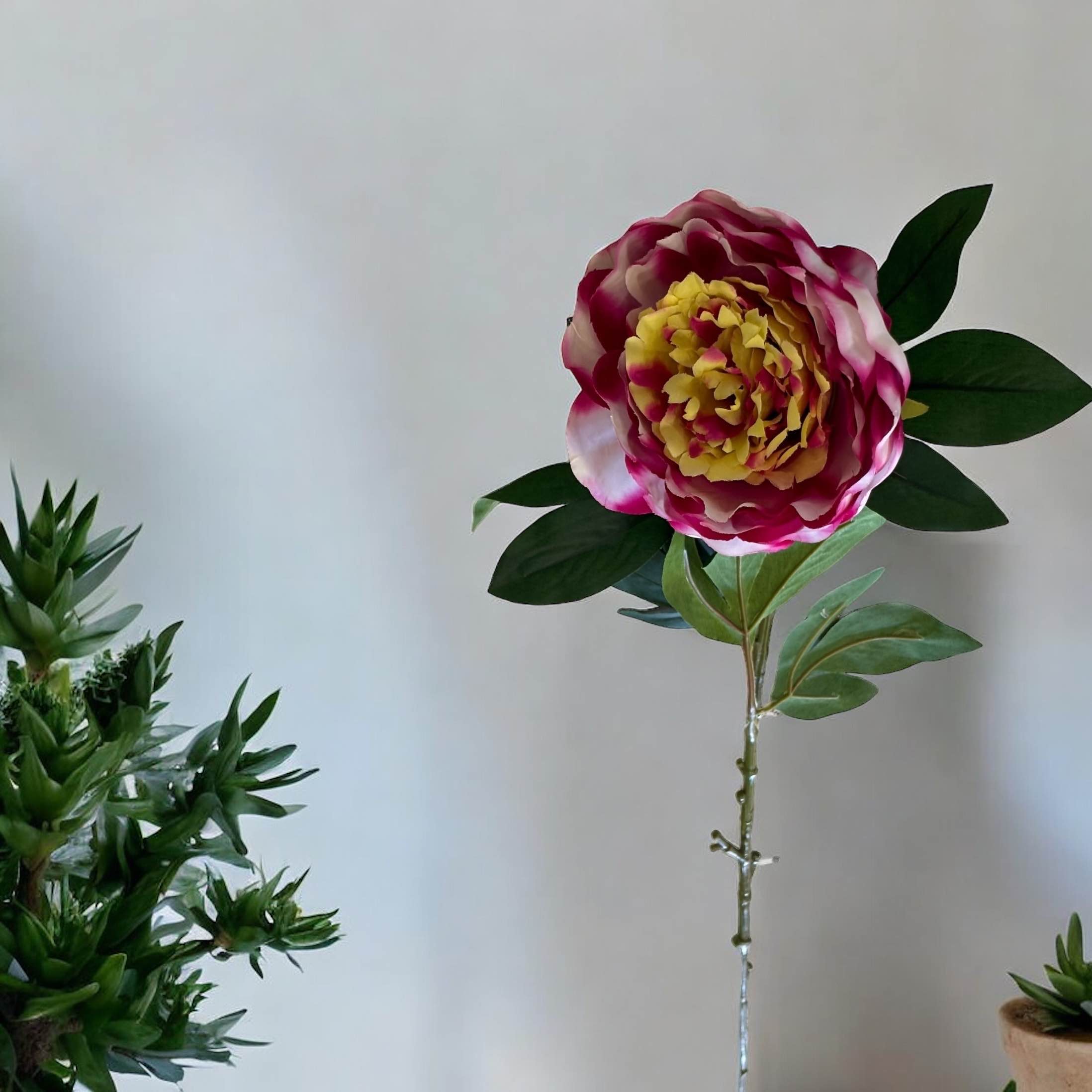 Peonia Artificiale Mauve - Image 3