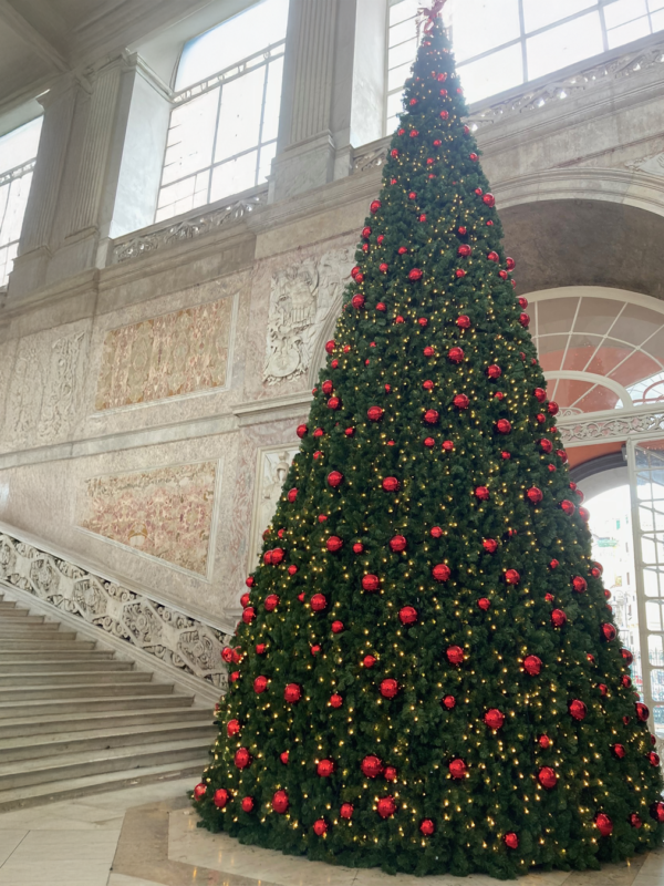 albero natale maxi di my garden napoli al palazzo reale